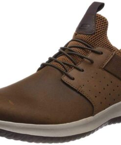 Skechers Delson Axton Baskets Homme Bleu Taille 42 Éco-conçus Modeled After Vintage Design Chercher des Chaussures Mode