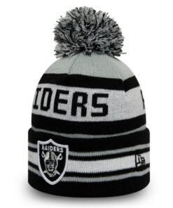 New Era NFL Oakland Raiders Team Jake Sport Knit Youth Child - Sweatband Included - Perfect for Kids' Game Day Outfit -