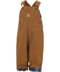 Titre SEO optimisé : Carhartt Baby Boys' Overall Brown 12 Months Flannel Lined Canvas