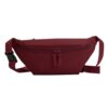 Sac Uwiyo Banane pour Femme et Homme en Nylon, Sacoche Bandoulière Reglable pour Voyage, Shopping et Travail (Bordeaux)