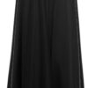 JORXG Jupe Flamenco Femme Essai Longue Noir Rouge Volant Simple Volant Double Classe Fête