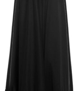 JORXG Jupe Flamenco Femme Essai Longue Noir Rouge Volant Simple Volant Double Classe Fête