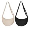 Sac Bandoulière Aucuu Crescent pour FemmePortable avec Bandoulière Réglable