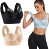 FAIRZ Lot de 2 soutiens-gorge correcteurs de posture sans fil femme confortable respirant corset ajustable 3D forme bron