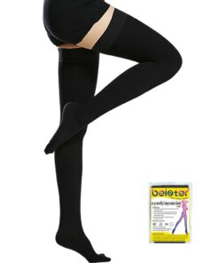 Chaussettes de Compression Beister 20-30mmHg Varices Oedème, Femmes et Hommes, Gaine Graduelle Médicale Classe 2, Élégan
