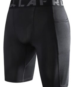 LAFROI Hommes Trousers Échancres Rapide à Sec Fermeture Élastiquée Shorts YSK09