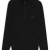 BOSS Hommes Kanobix S Pull en Coton et Cachemire Zippé pour Professionnels au Travail et Loisirs