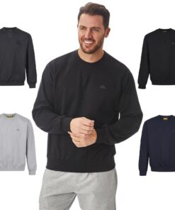 Iron Mountain IMSWT205 vêtements de travail sweat-shirt ras du cou anti-boulochage en polaire douce pour homme professio