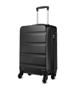 Kono Valise Rigide Légère 28 Pouces pour Bagage à Main avec 4 Roulettes et Serrure à Combinaison - Valise en Polycarbona