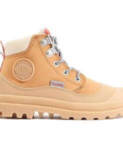 Palladium Garçon Pampa Hi Cuff Hkr WP Boots Outdoor Homme Haute Qualité Chaussures de marcheComfort Évasés Mode Taille C