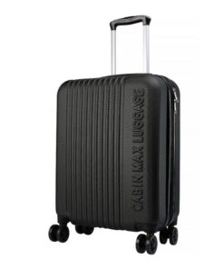 Valise Cabine Cabin Max 55x40x20 cm - Rigide ABS - Poignée Télescopique - Spacieux pour Compagnies Aériennes European
