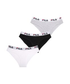 FILA Sous-Vêtements Femme - Lot de 3 (Confortable & Respirant pour Every Day & Sports)