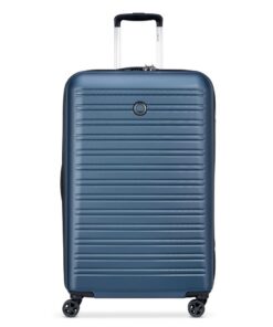 Valise Rigide Grande Taille - 105 litres - Pour Voyage de Longue Distance - 75x50x30 cm - Bleu