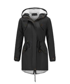 Manteau YYNUDA Femme Hiver Chaud Parka Mi-longue Grande Taille Foire Fréquente Fourrure Capuche