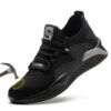 Chaussures de Sécurité Wolfbel Antidérapantes Hommes 36-46EU Confortables en Embout d'Acier