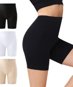 IceCony shorts femme été anti-frottement cuisse cycliste femme sous jupe shorty sous robe legging boxe court lot de 3