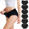 Culottes en coton femme taille basses OEKO-TEX STANDARD 100Lot de 6 pour femmes comfortable lingerie