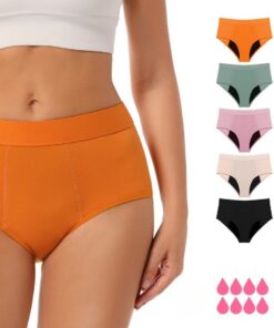 Culottes menstruelles ultra absorbantes Lot pour flux abondants - Tous les jours - 10 tampons