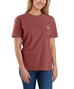 Carhartt T-Shirt Femme Casual Comfortable Workwear Large Size