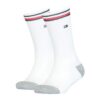 Tommy Hilfiger Crew Chaussettes Enfant Mixte Lot de 2 Taille S&M - Hiver Printemps 2023 - Design Classique - Chaussures