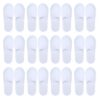 Chaussons spa jetables Yeglg pour homme et femme - Blanc - Taille unique | antidérapants | idéal pour hôtel et maison |