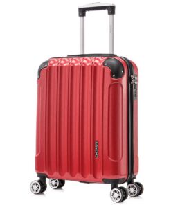 Valise Cabine 44L Polycarbonate 20 Pouces - Capacité Maximale - Serrure Intégrée