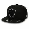 Chapeau Snapback New Era 9Fifty Outline Oakland Raiders - Taille Universal - Excellente Qualité - Populaire