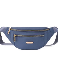 Brinny Sac Banane Femme Sport Étanche Voyage Course à Pied Ceinture de Course Portable Sangle Résistante