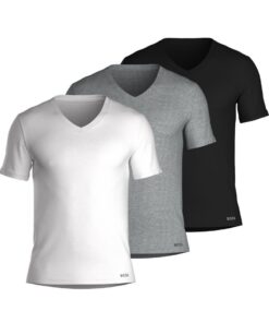 BOSS 3p Select T-Shirt Homme - Lot de 999 - Classique & Comfort - Hommes - Chic pour la Ville - Polyester 100% - Tailles