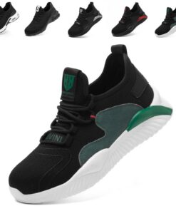 Chaussures de Sécurité Nasogetch Homme Femme Respirant Light Baskets de Travail