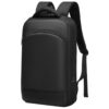 Sac à Dos PC Portable 15,6 Pouces Homme Imperméable pour Voyage et Travail avec Port USB Réglable - Noir