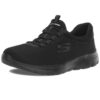 Skechers Femme SUMMITS Sneaker, Sneakersnoir et Mesh Trim pour Femmes, Idéales pour la Walker, Élégantes et Confortables