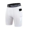 VanKee Compression Shorts Compression pour Hommes Séchage Rapide Conception en Maille Transfert d'Humidité Convient pour