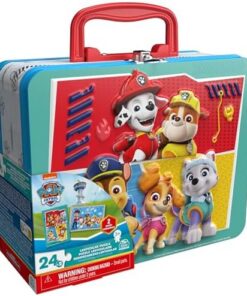 La Pat' Patrouille Grande Valisette 2 Puzzles Lenticulaires Chase Ryder - Puzzle Enfant 3 Ans+ 24 Pièces Paw Patrol