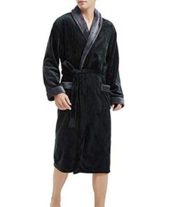 Châle Cardigan en Peluche Grande Taille Homme Hiver Mode Allongé