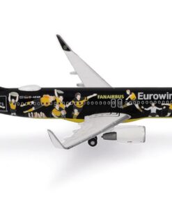 Herpa Eurowings Airbus A320 BVB - D-AEWM, échelle 1/500, modèle d'avion, pièce de collection, sans support, figurine en