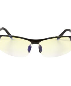 Konix Lunettes de Protection Gaming Drakkar Solarstenn - Verres Jaunes Anti-Lumière Bleue pour Gamers - Anti-Fatigue & C