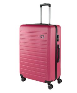 SKPAT Grande Valise Rigide 23Kg pour Voyage Fuchsia