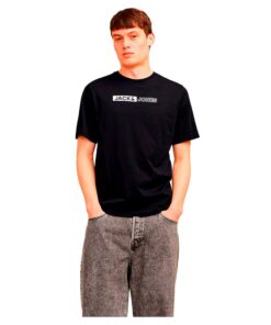JACK & JONES Logo Tee Homme - SS O-Neck Play Noos - Mode Masculine En Se쏜