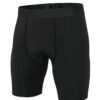 Niksa Compression Running Collants Court Homme - Améliore la Circulation, Ripieni en Milieu, Taille Élastique - 3 Pièces