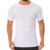 Compression T-Shirt Donason Homme Musculation Séchage Rapide Athlétique Fitness Gym Manches Courtes