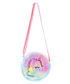 Sac a Main Spldsun Licorne Enfant Fille, Sac Bandoulière Licorne Fille, Rangement Mouchoirs et Masques