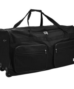 Monzana Sac de voyage Duffle Bag XXL Trolley 160L Roulettes Poignée télescopique Pieds Grand Bagage souple