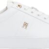 Tommy Hilfiger Baskets Femme En Cuir Élégantes et confortables pour le bureau et leweek-end Available en Taille USA 7-11