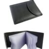 ALASSIO Jüscha Porte-cartes de crédit Noir pour Hommes et Femmes - Style et Pratique - 5 Compartiments - 14 x 9 cm - Por