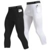 HYCOPROT Homme Pantalon de Compression Fitness Séchage Rapide Jogging