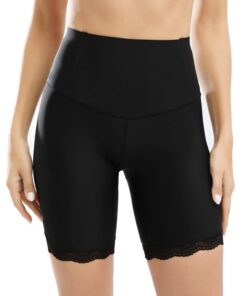 Xnova Shorty Anti Frottement Cuisse Femme Dentelle, Été Short Doux Legging pour Jupe, Recyclé