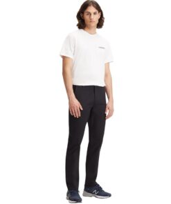 Dockers Alpha Original Slim Pantalons Homme - Polyester Respirant, Taille Élastiquée - Hommes Affairesprofessionnels - T