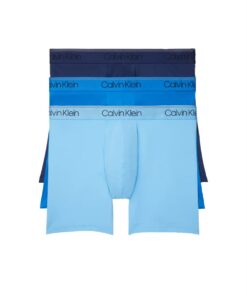 Calvin Klein Boxers Microfibre Élastique pour Homme, Confort Maximisé, XL, Ensemble de 3 Pièces