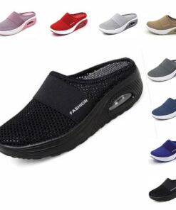 Chaussures de Marche Dinint Diabétique Femmes Respirantes Coussin d'Air Élégantes Randonnée